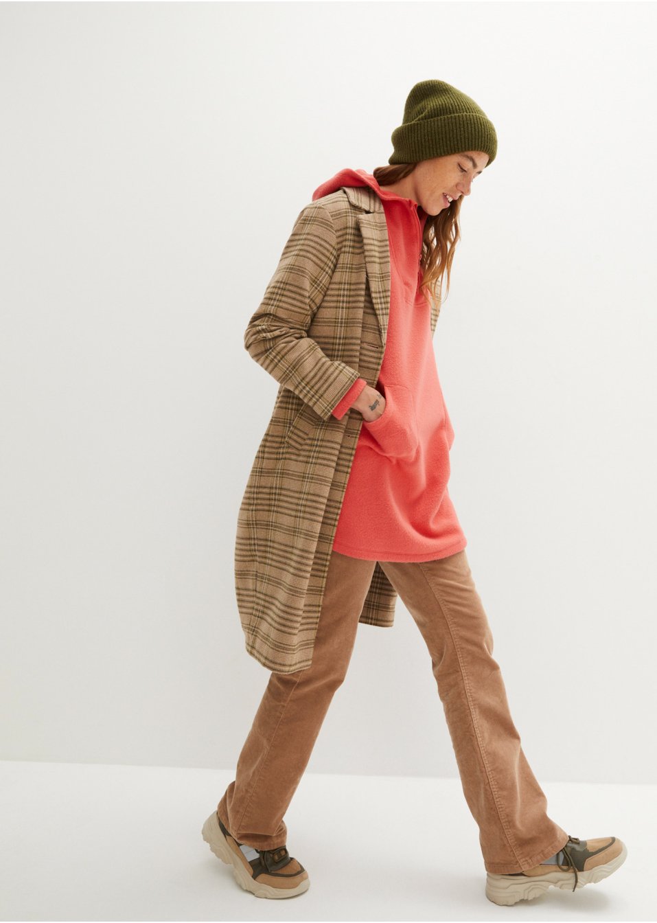 Pull long en polaire