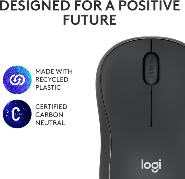 Logitech M240 Silent Bluetooth trådløs mus (sort)