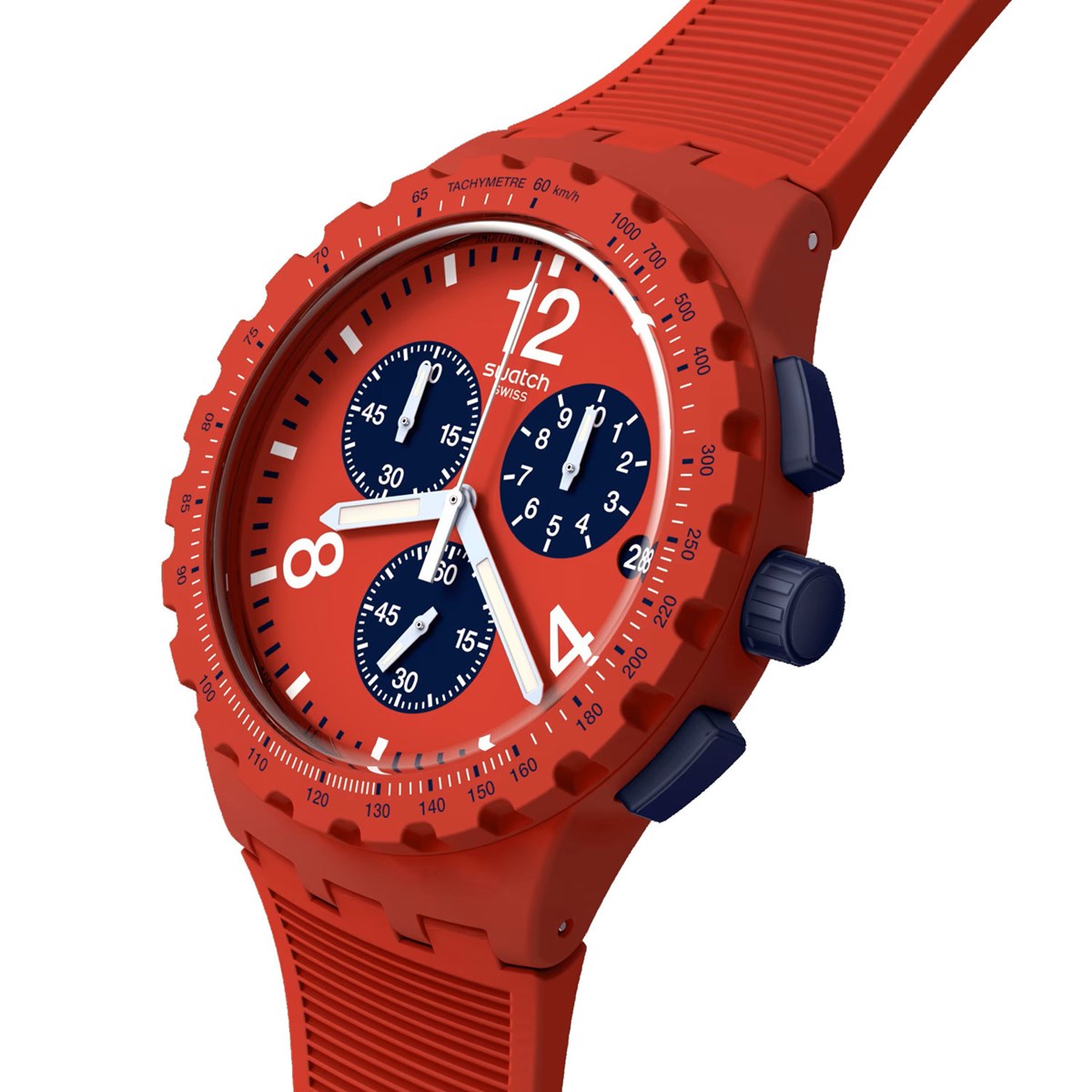 Montre Swatch chrono Primarily Red