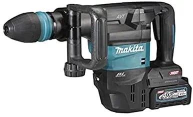 Makita XGT HM001GM201 - Roterende hammer - ledningfri - SDS-max - 9.4 Joule - 2 batterier - 40 V