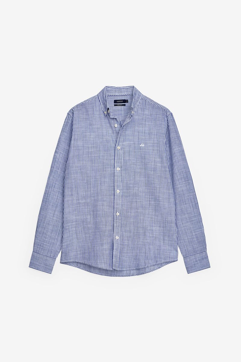 CAMISA COM EFEITO SLUB EM ALGODÃO