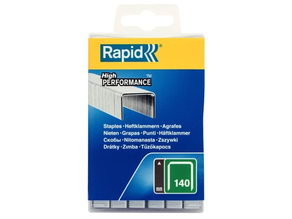 Rapid 140-10mm 5M hæfteklammer - PP Box m-hang 40303090