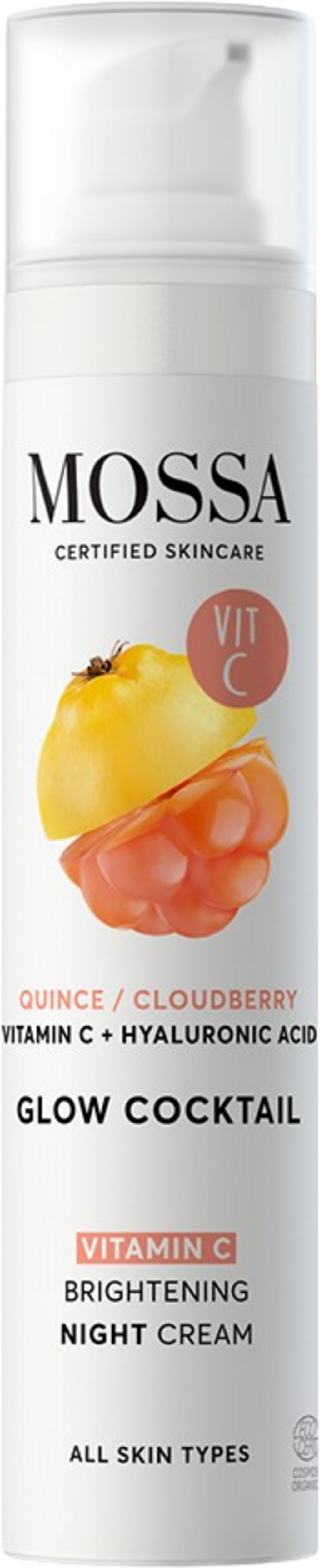 MOSSA  Glow Cocktail Vitamin C Brightening Night Cream, 50 ml