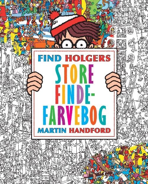 Find Holgers Store Finde-Farvebog - Martin Handford - Bog