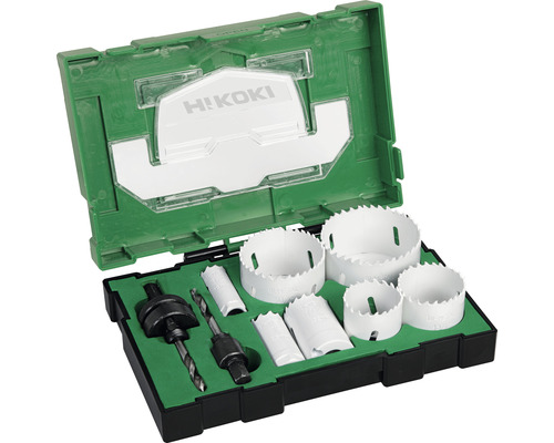 Gatenzaagset HiKOKI 19 / 25 / 32 / 38 / 44 / 57 / 68 mm bimetaal 9-delig.