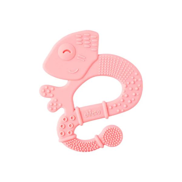 Chicco Anel Dentição Iguana Rosa 2M