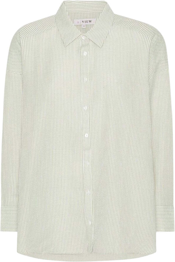 A-VIEW Sonja shirt Green/white