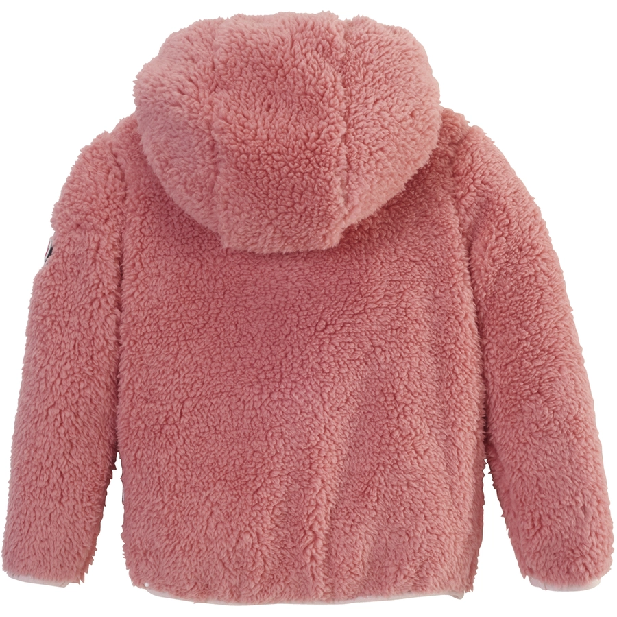 killtec Fleecejacke mit Kapuze rosa