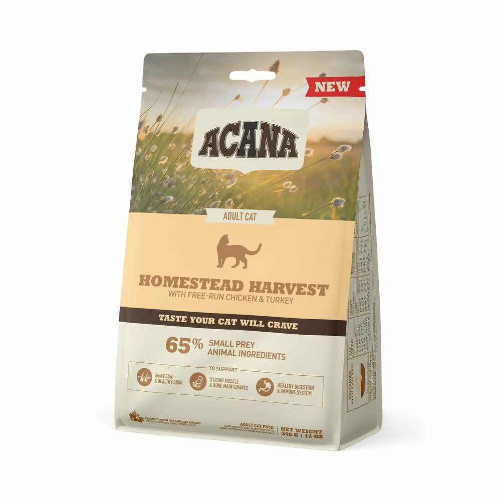 Acana Homestead Harvest Cat - Kattenvoer - 0.34 Kilogram - kalkoen, kip