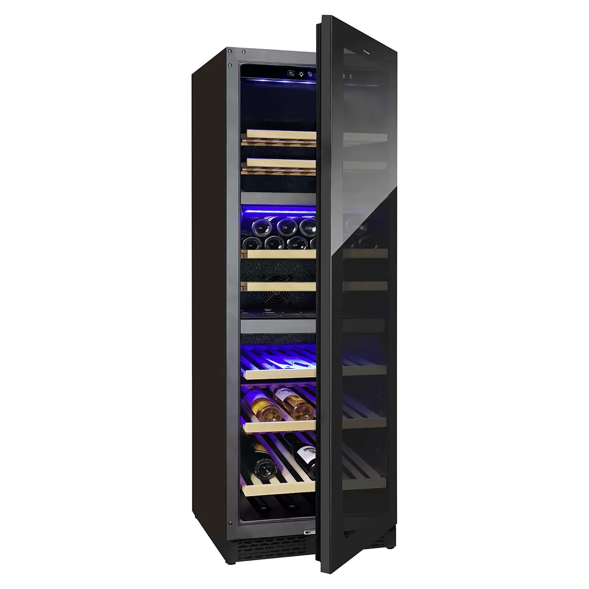 Weinklimaschrank 368L mit Schwarz