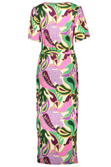 Geisha multi color dames jurk