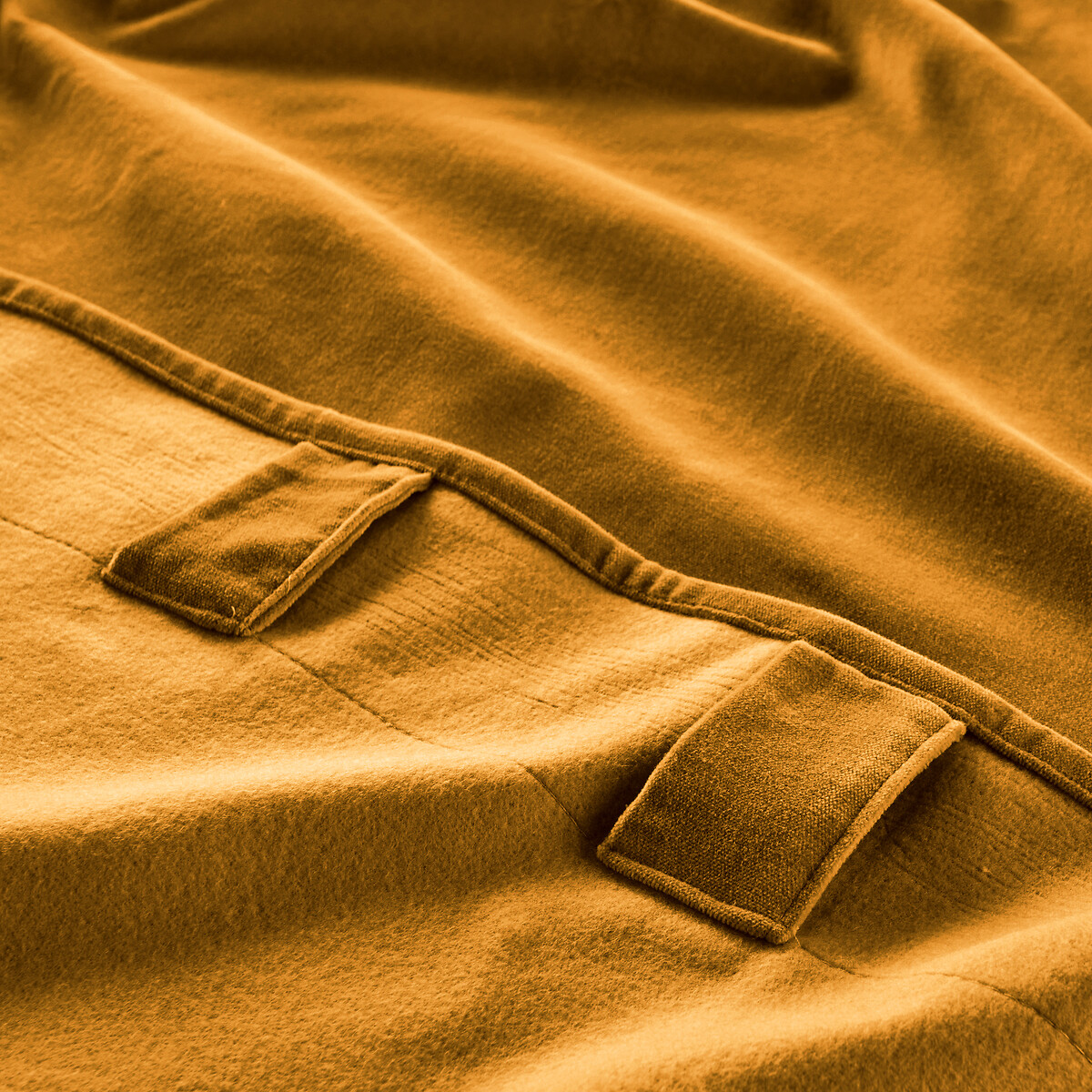 LA REDOUTE INTERIEURS<br>Cortina térmica em veludo com laços ocultos, Veludo