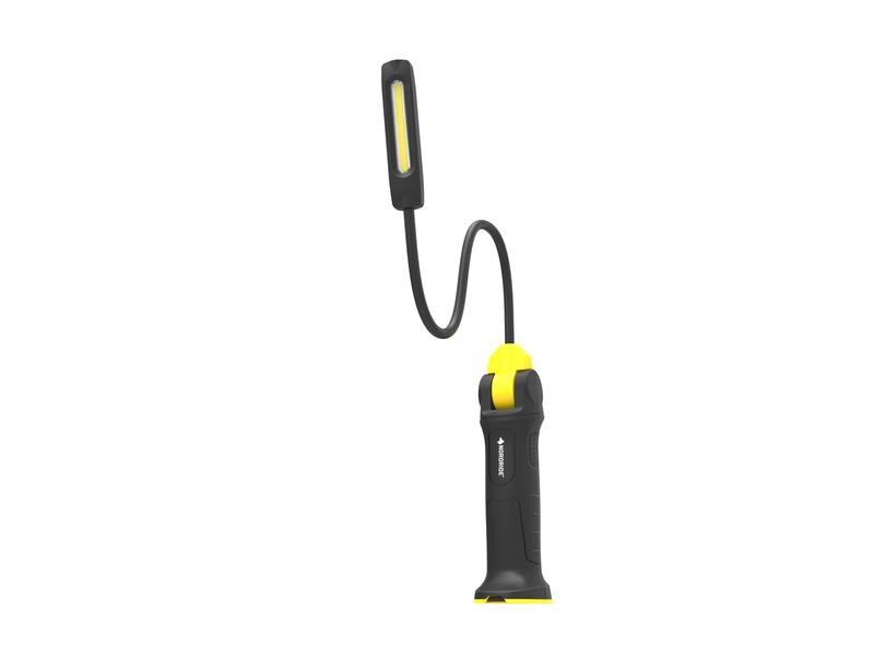 Nordride Handleuchte Twist Light 500 lm, IP65, mit Magnet u Akku Handlampe, Taschenlampe