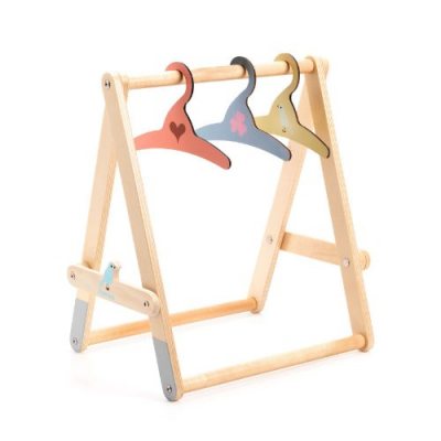 Clothes Rack And 3 Hangers
