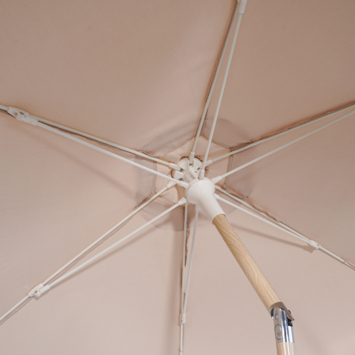 Handson parasol Pula beige rond Ø 200 cm