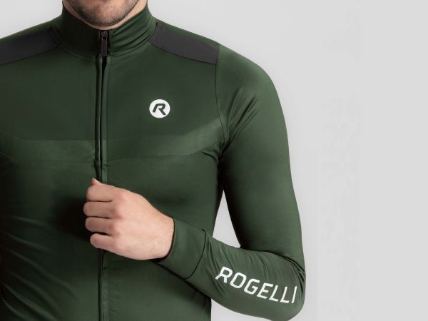 Rogelli Mono Langærmet Cykeltrøje, Green