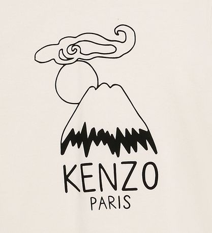 Kenzo T-Shirt - Cream m. Print