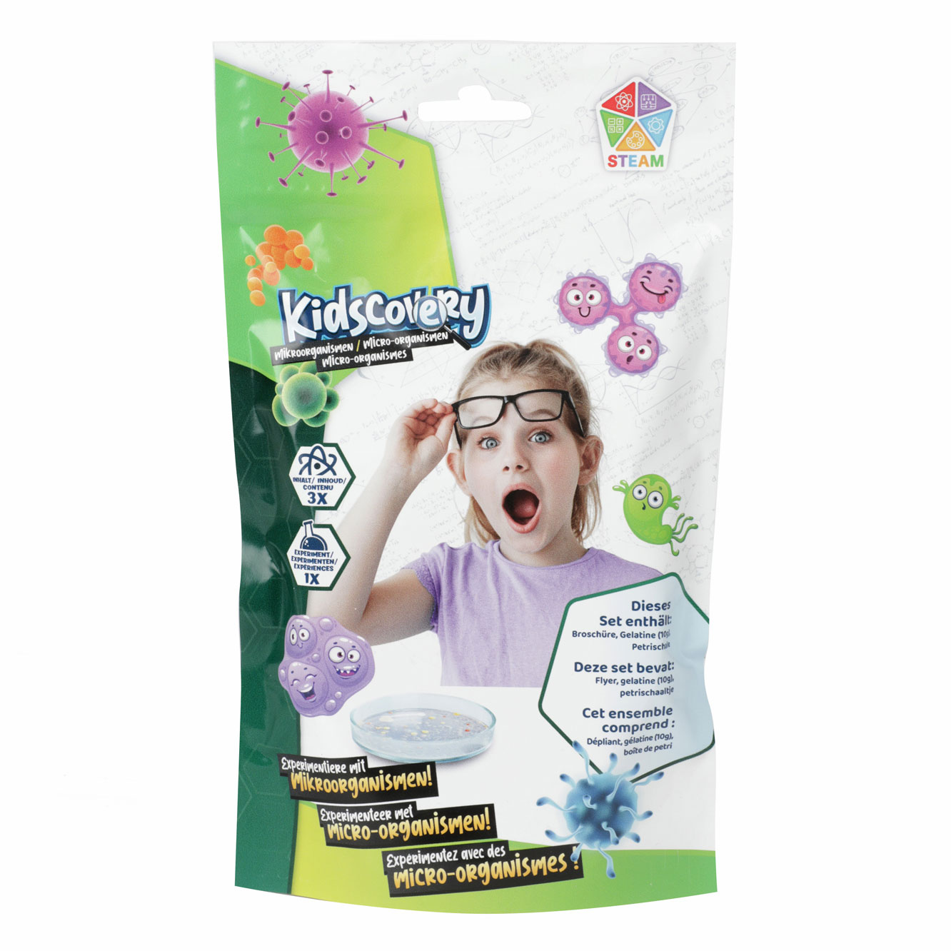 Kidscovery Experiment - Micro Organisme Set