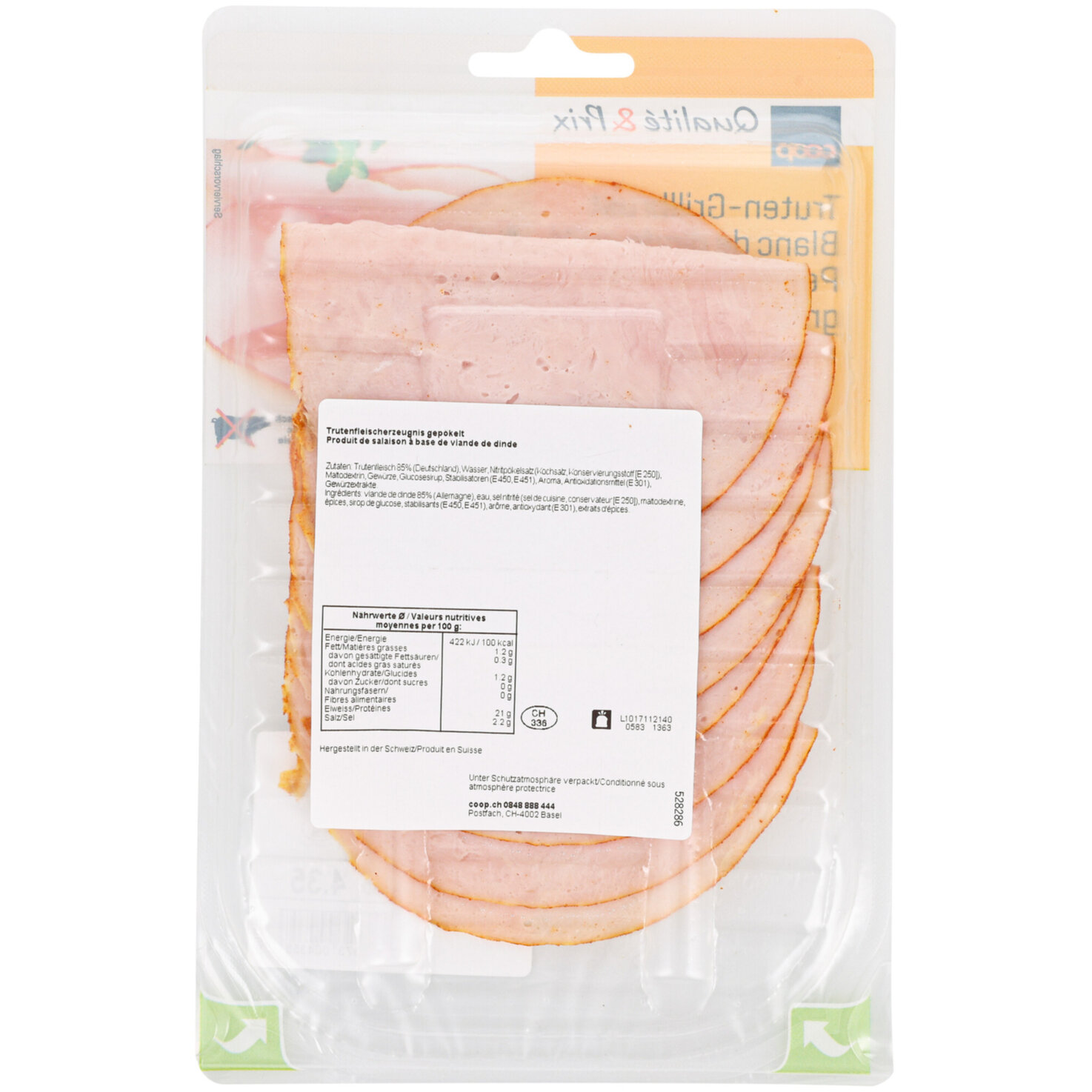 Trutengrillbrust ca. 100g