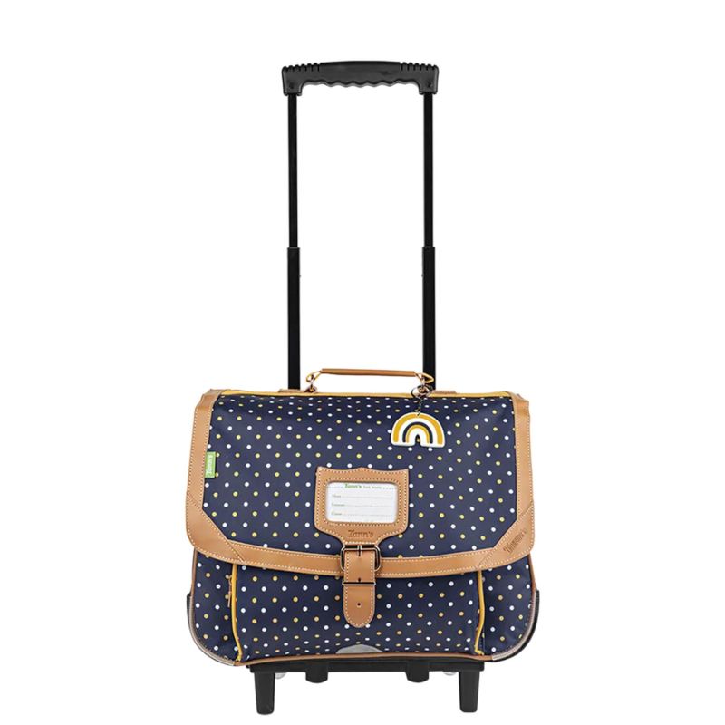Cartable scolaire à roulettes Trolley 38 cm Faustine
