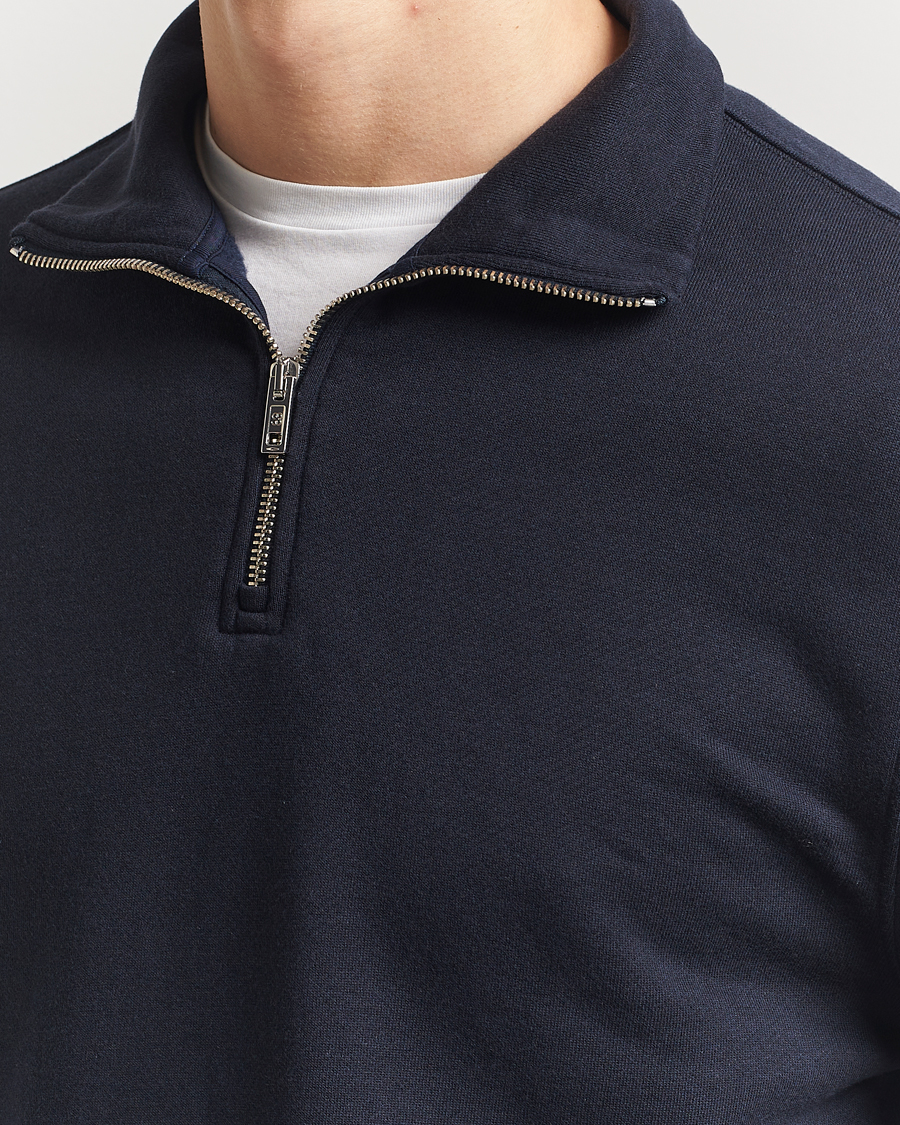 Filippa K Half Zip Sweatshirt Navy
