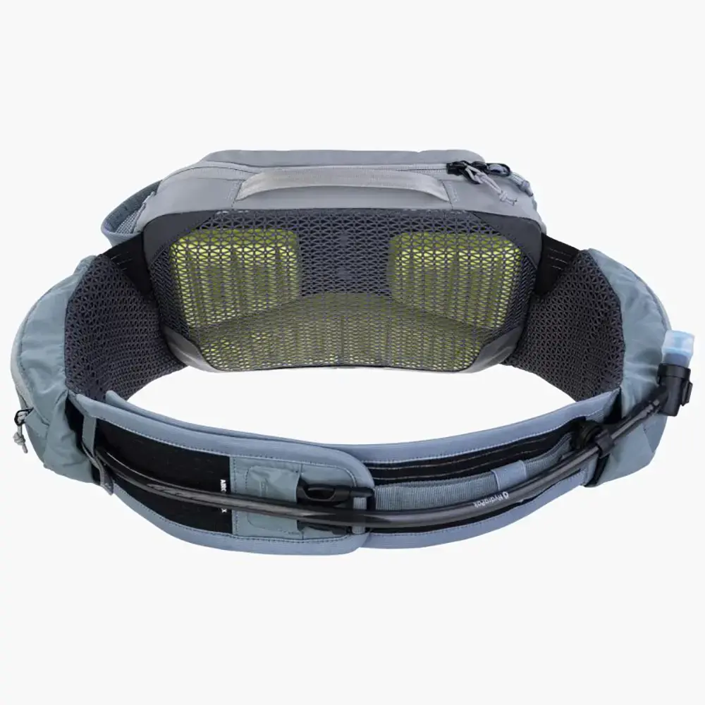 Evoc Hip Pack Pro 3L + 1.5L Bladder Drinkheuptas Lichtgrijs/Blauw