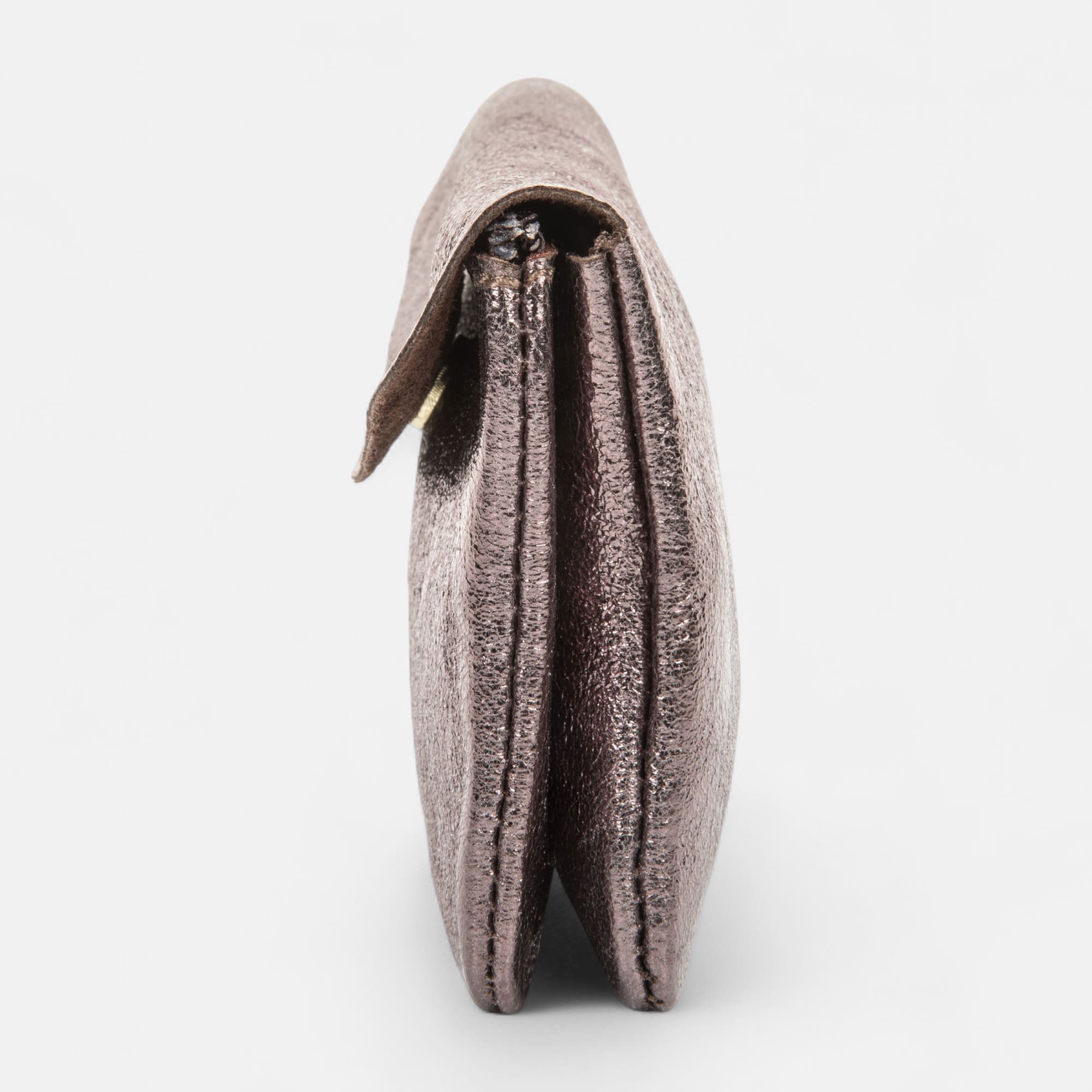 Petite maroquinerie en cuir marron