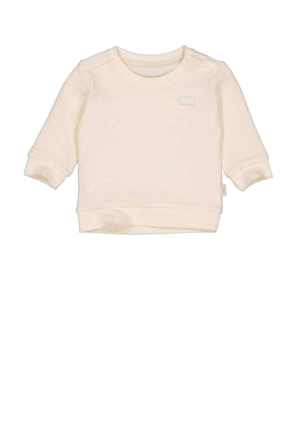 LEVV baby gestreepte sweater LNEELTJENOS offwhite