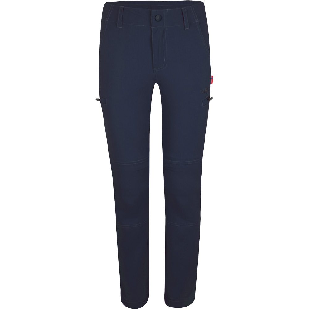 Trollkids Kjerag Zip Off Softshellhose Kinder navy