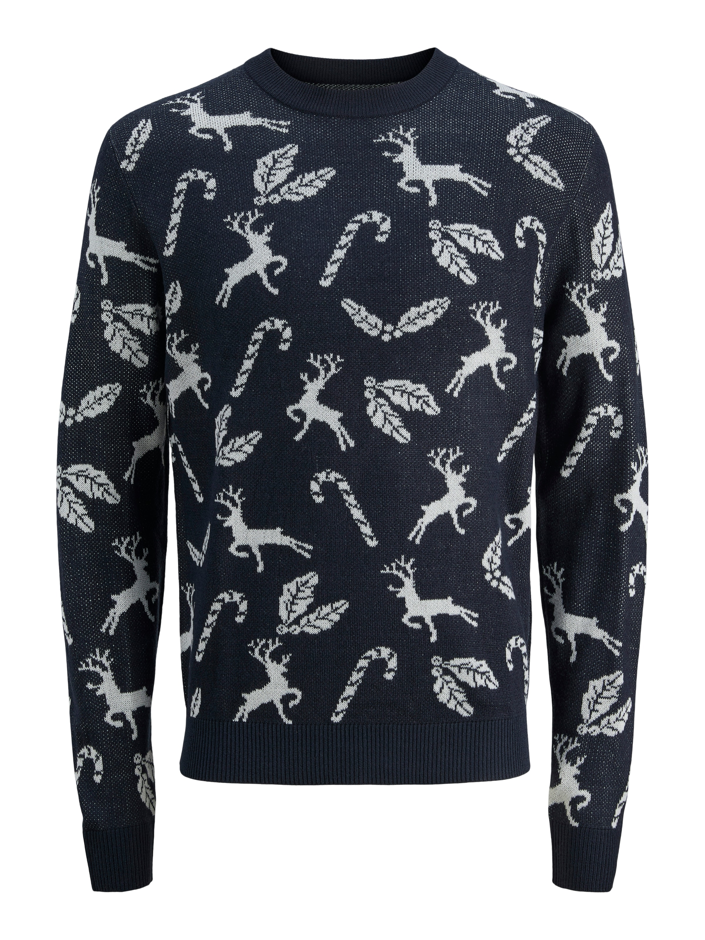 Jack & Jones Junior Rundhalspullover »JJXMAS ANDREW KNIT CREW NECK JNR«