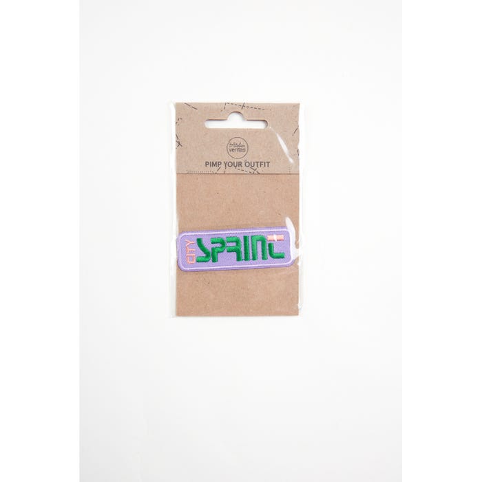 Atelier Veritas-Rechthoekige patch City Sprint 6,5x2,5cm