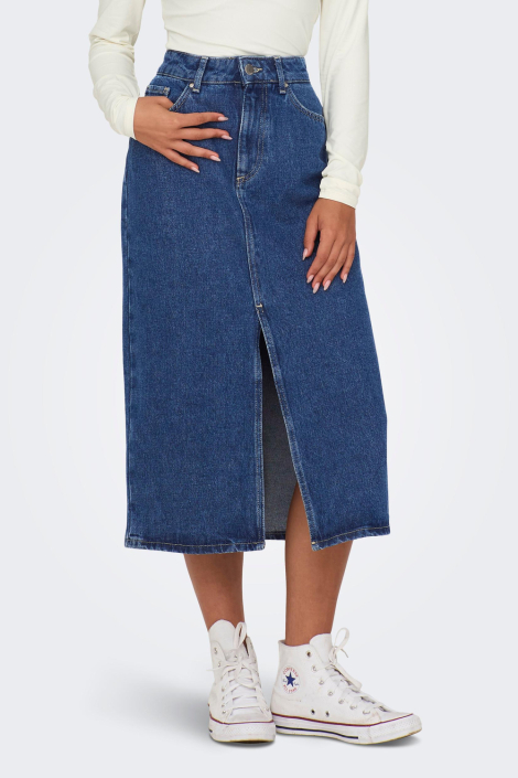 Only blauwe dames rok