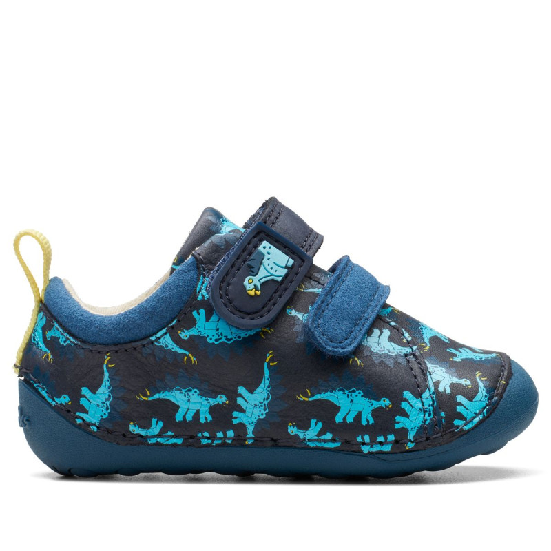 Clarks Clarks Tiny Stomp Navy Print