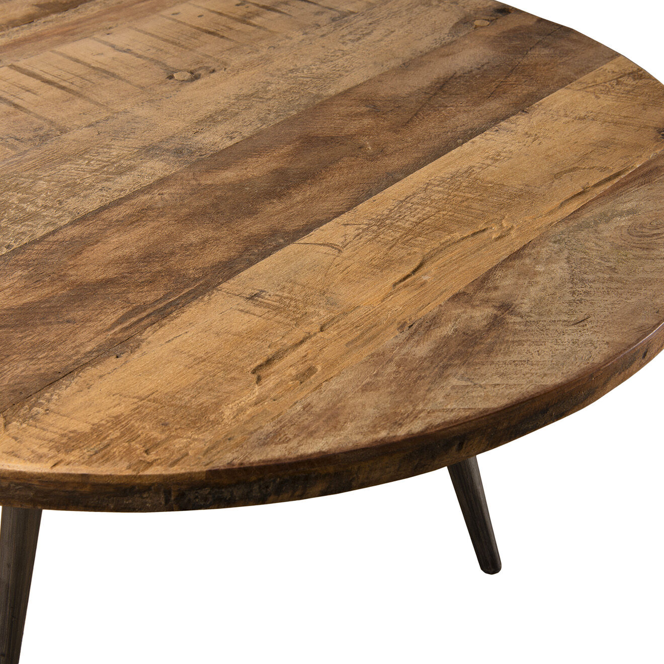 Macabane Table basse Sixtine teck - D.55xH.30 cm