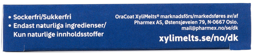XyliMelts klebetabletter mild mint 40 stk