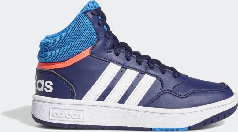 Adidas Perfor ce Hoops Mid Schoenen Kinderen Blauw