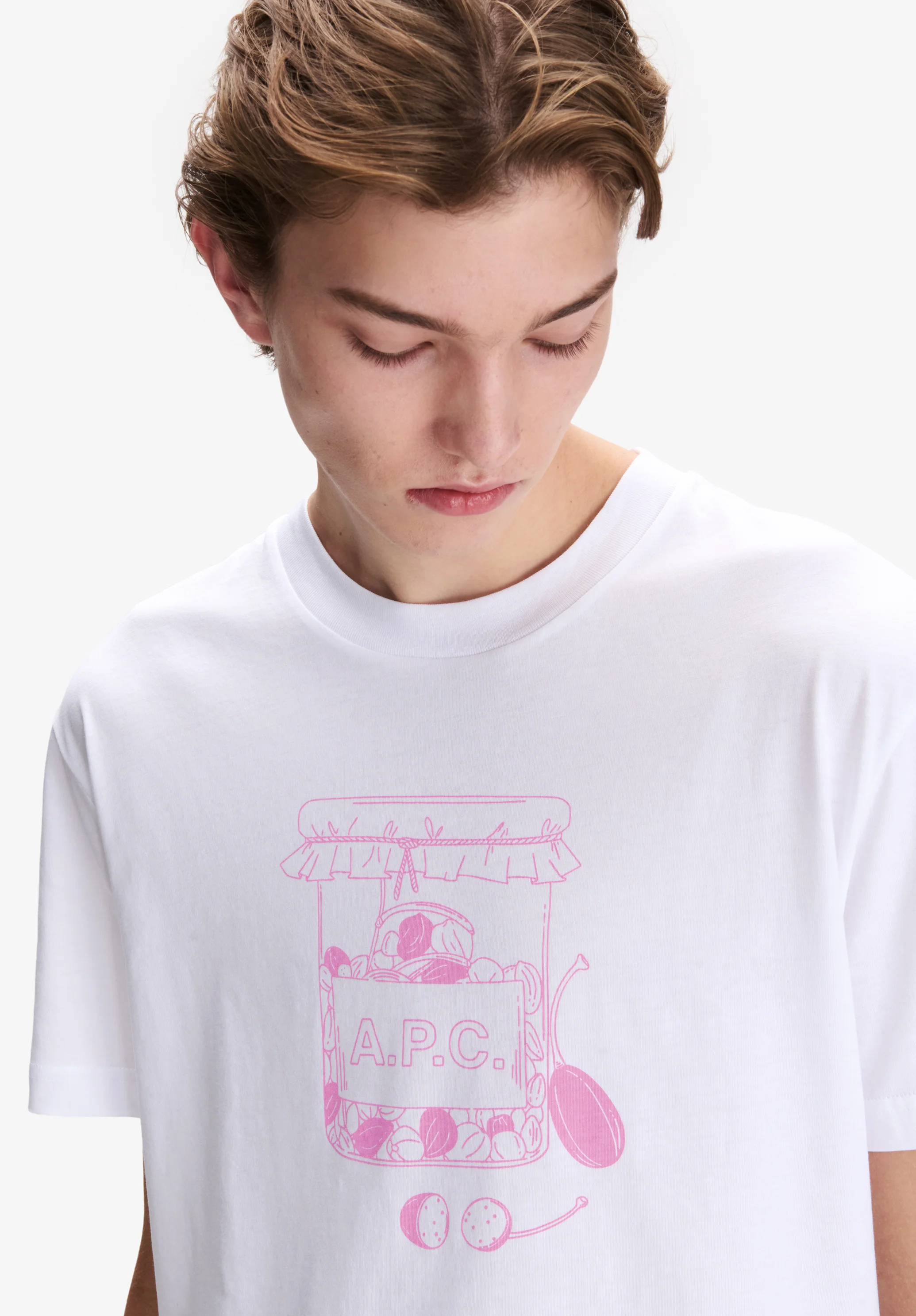t-shirt manches courtes capres - Blanc