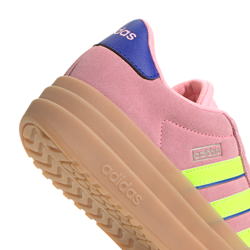 Adidas VL Court Bold Sneakers, Pink Spark/Lucid Lemon/Lucid Blue, 40
