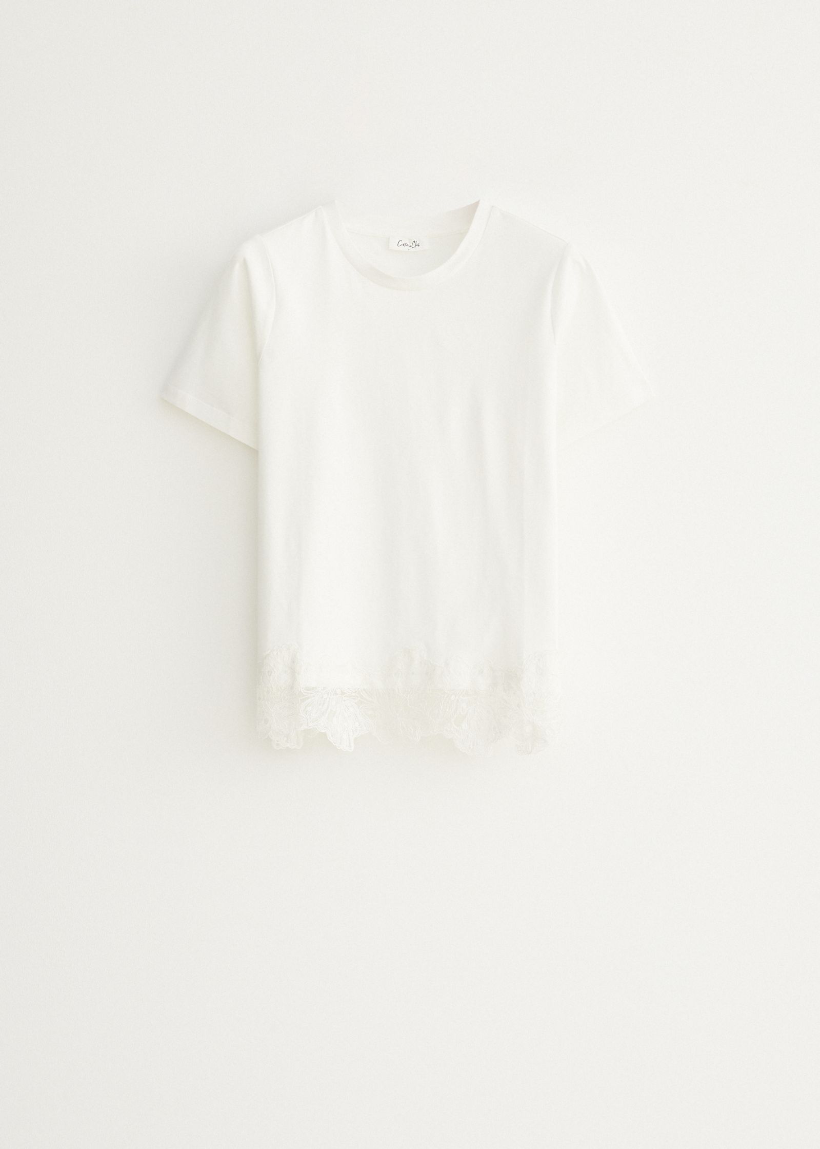 T-shirt met kant