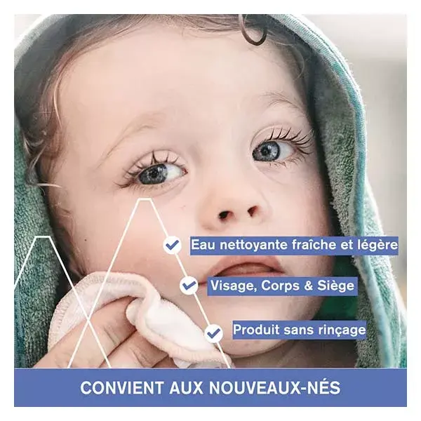 Uriage Bébé 1ère Eau Nettoyante Apaisante Visage Corps 1L