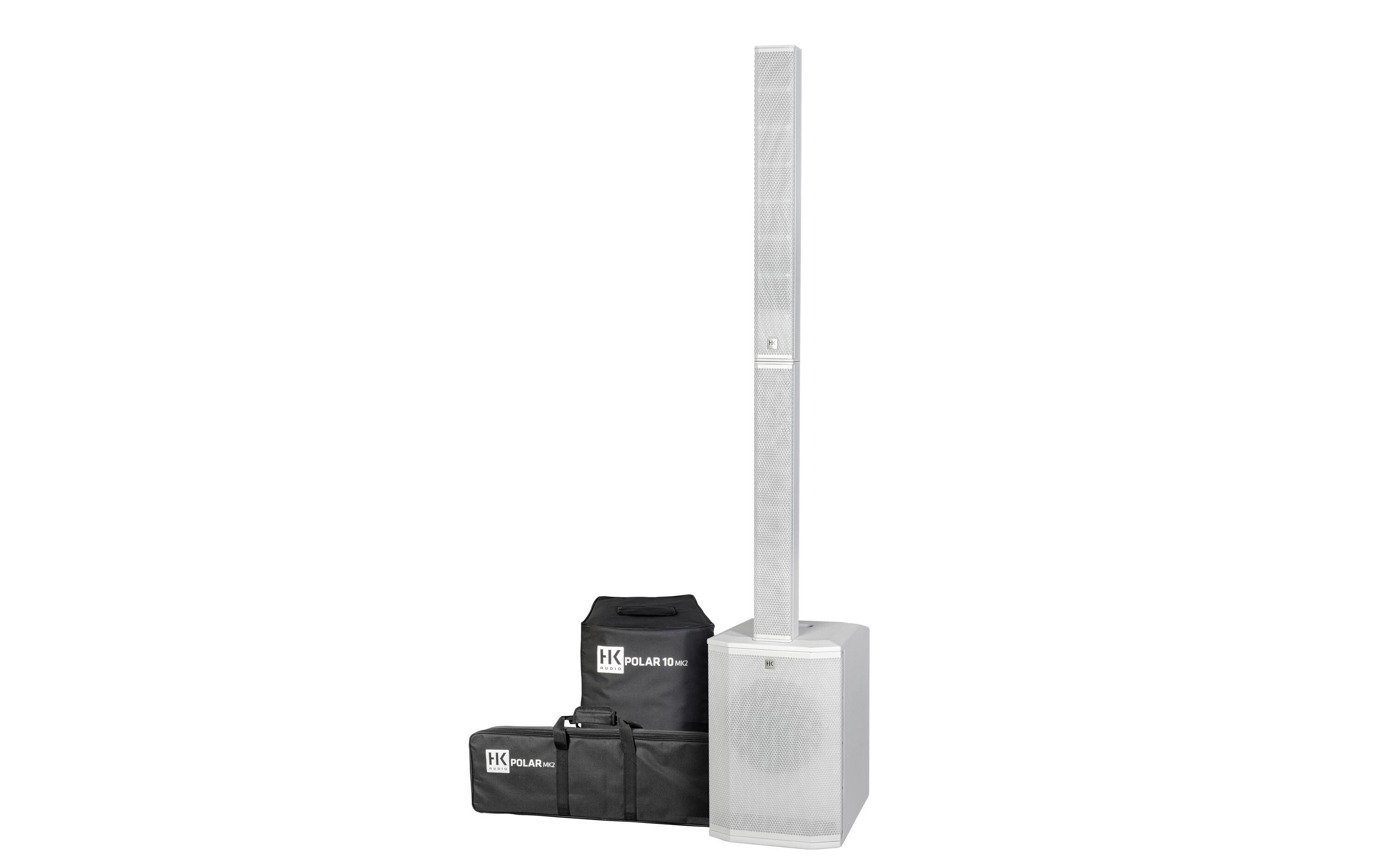 PA-System Polar 10 MK2, Weiss<br>High-performance active column PA system