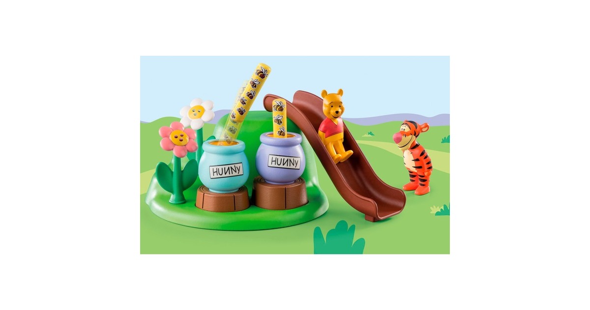 PLAYMOBIL1.2.3 - Winnie de Poeh Bijentuin Constructiespeelgoed  (71317)