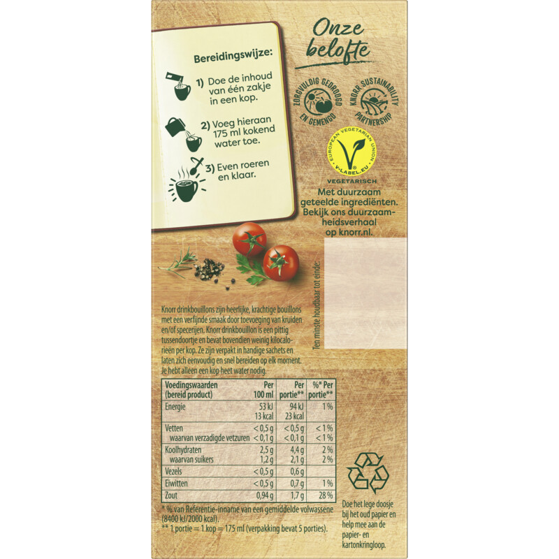 Knorr Drinkbouillon tomaat