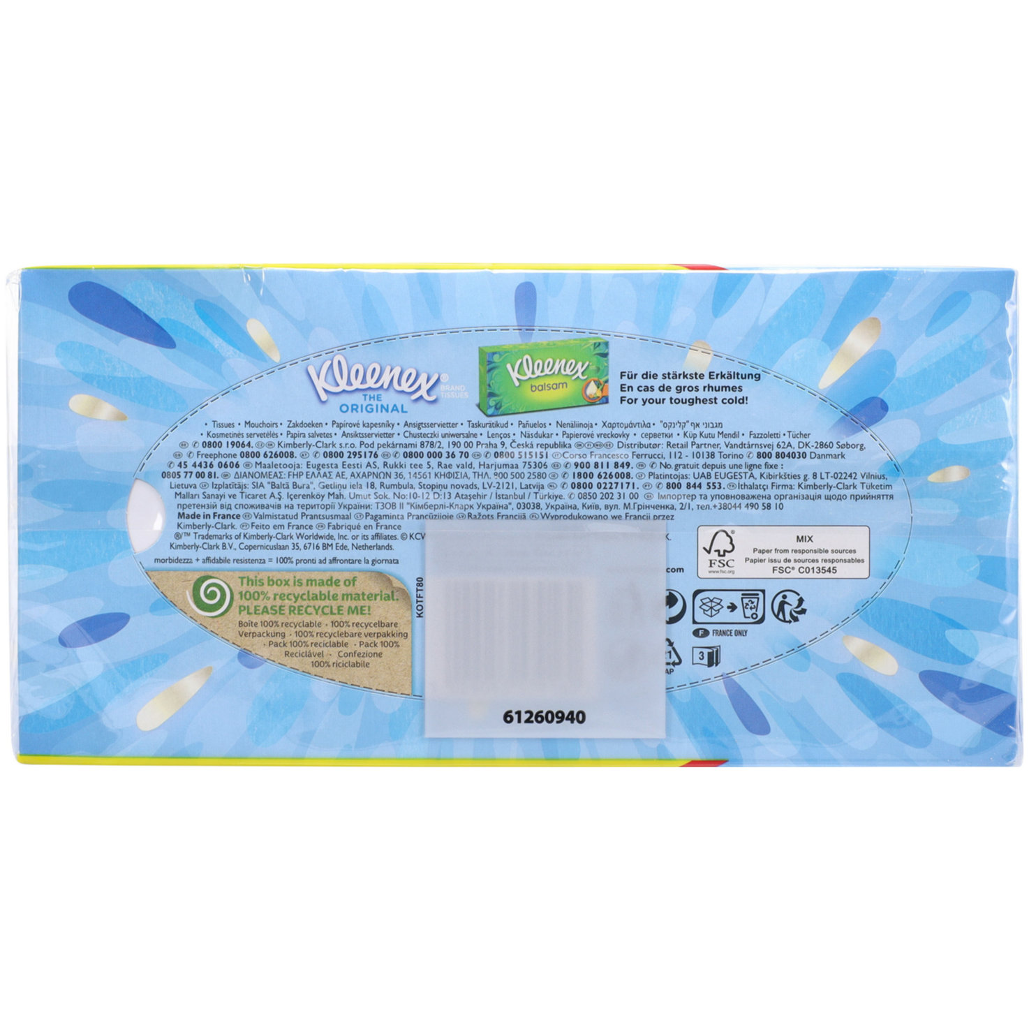 Kleenex The Original Kosmetiktücher Box, 2x72 Stück