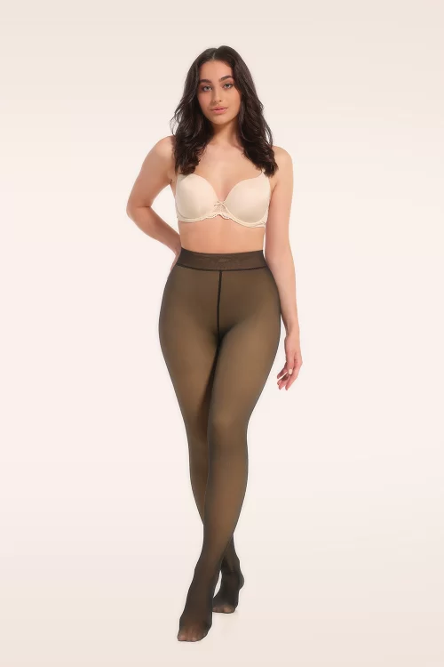 MAGIC Bodyfashion Magic Fleece Tights in Black
