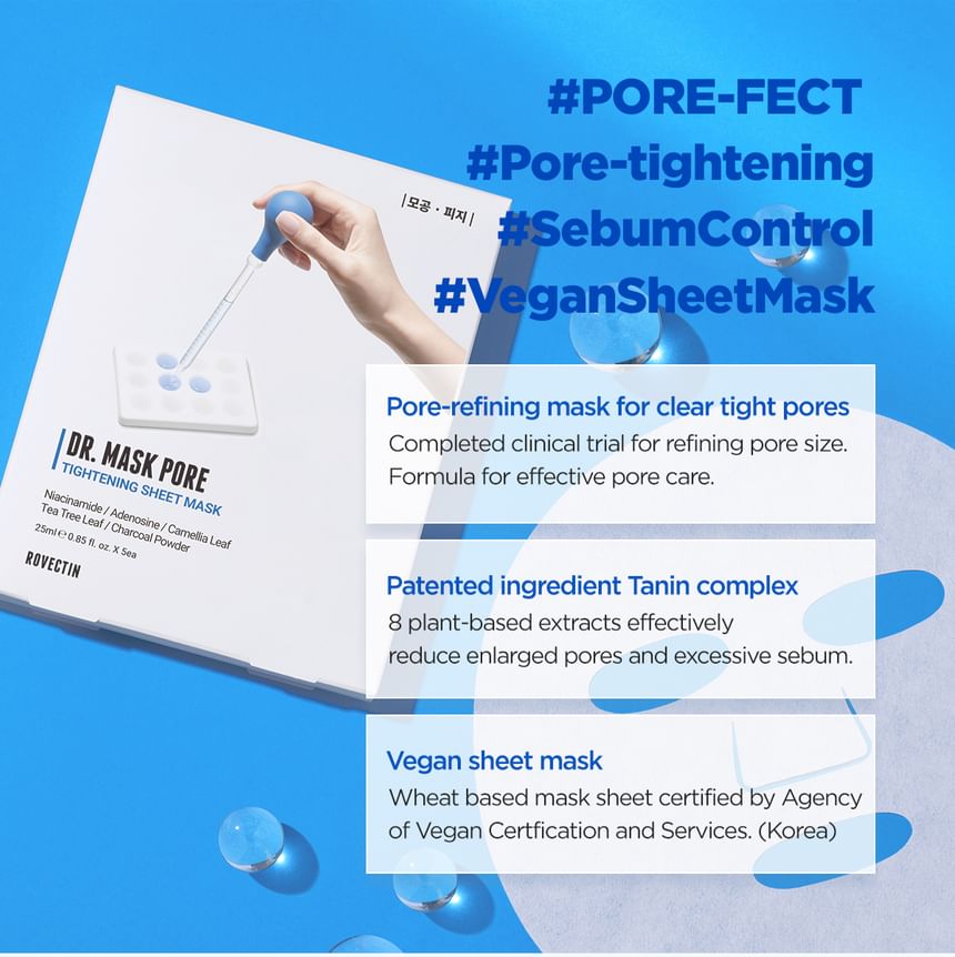 ROVECTIN - Dr. Mask Sheet - 3 soorten