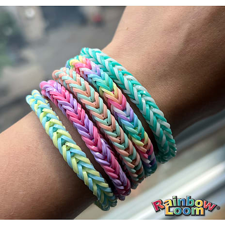 Rainbow Loom skattekiste - pastel