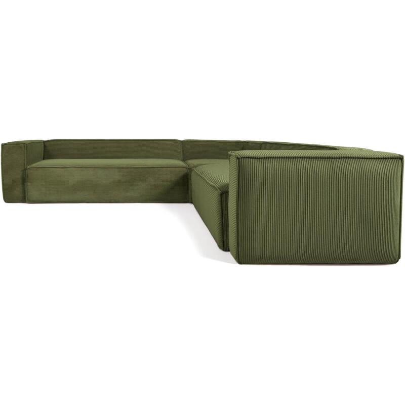 Canapé d’angle Blok 6 places vert 320 x 320 cm