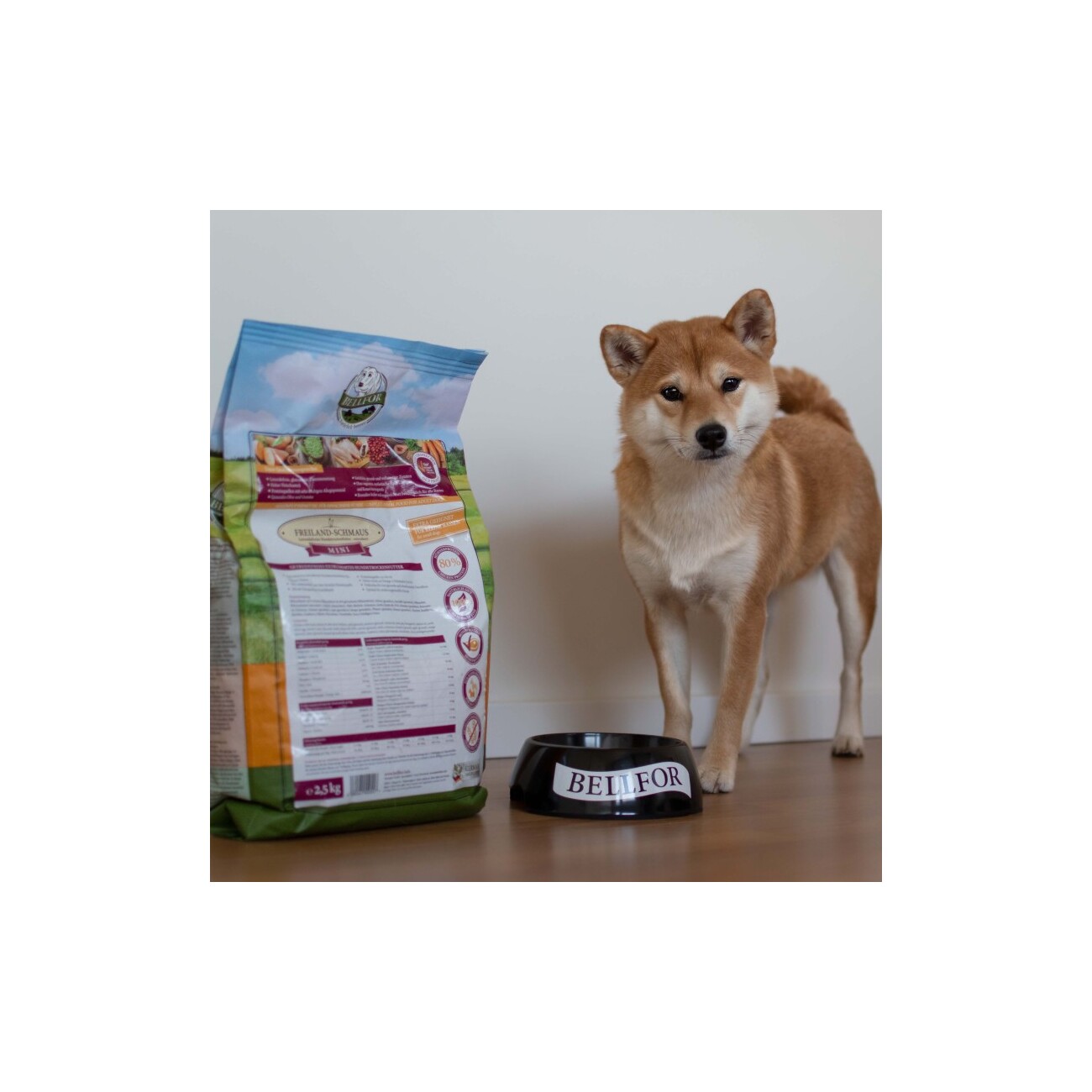 Bellfor Hundefutter für kleine Hunderassen mit Huhn - Freiland-Schmaus Mini - 7,5 kg