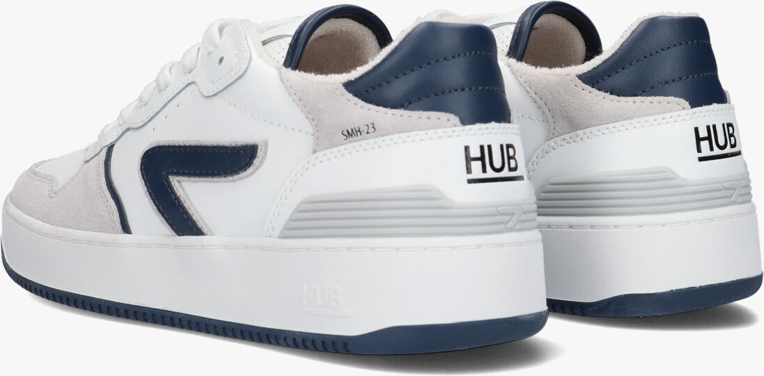 HUB witte hub lage sneakers smash heren